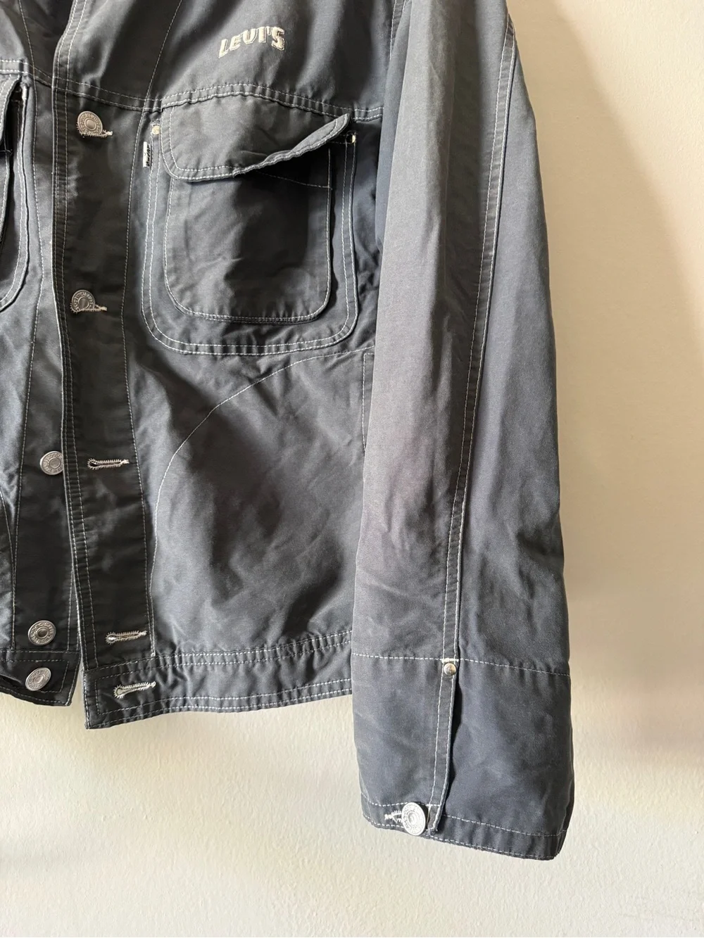 Vintage Levi’s Cotton Jacket, made in Italy, size medium